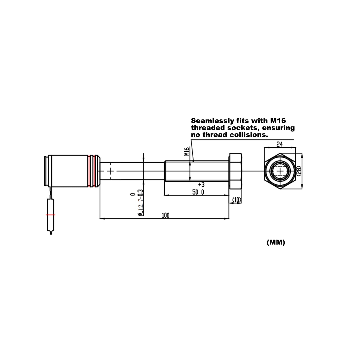 CRAVOT Hitch Receiver Locking Release Pin