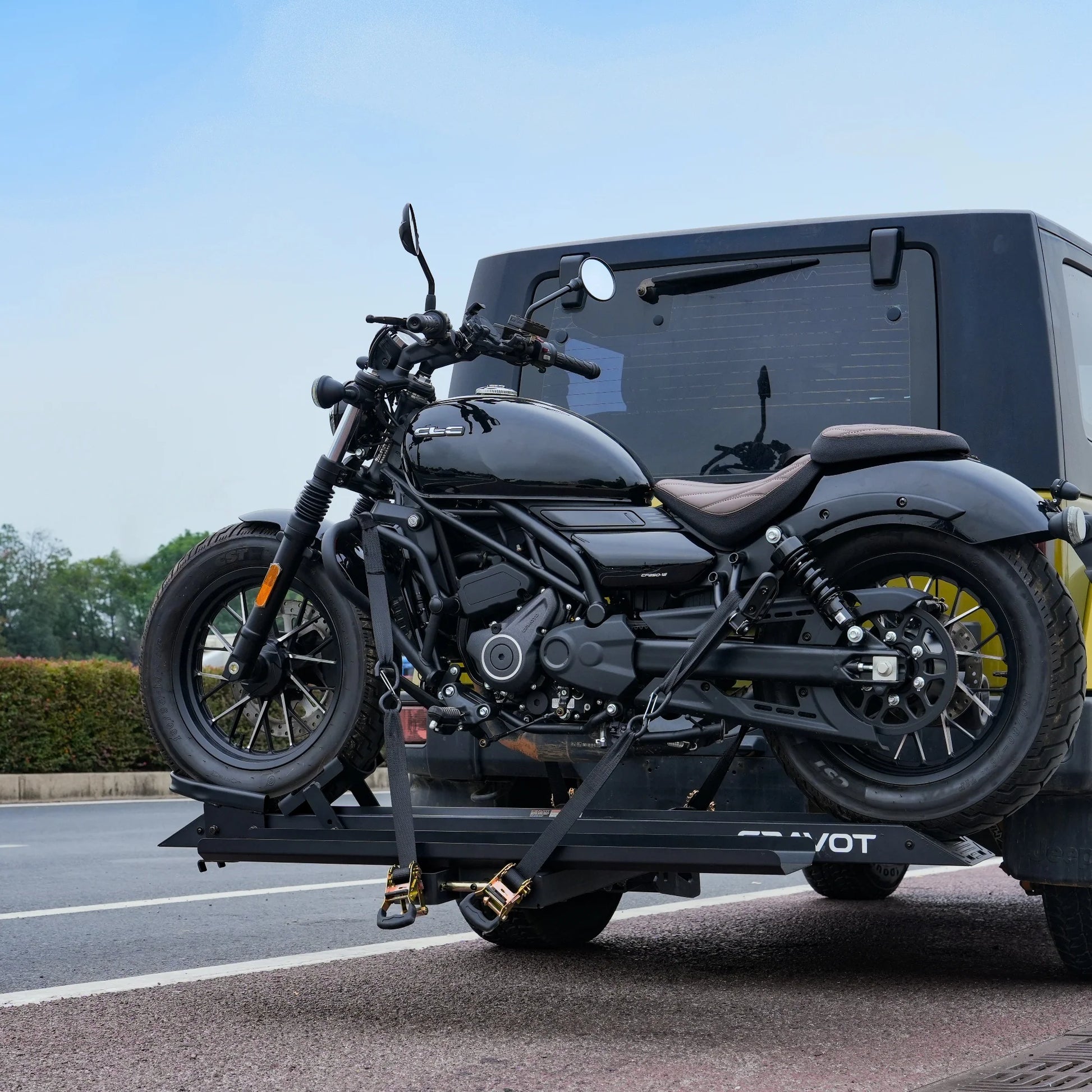 CRAVOT MotoRack M1 Max Hitch Motorcycle Rack – ACTCOMINC