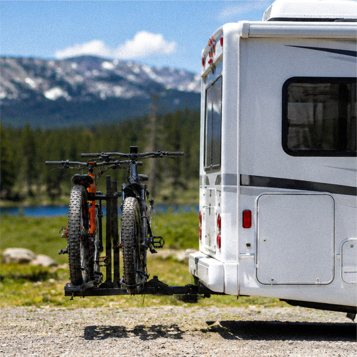 Bike rack for RV