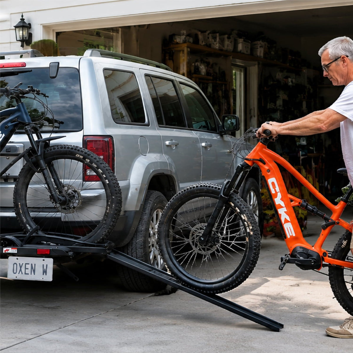 Heavy duty bike rack