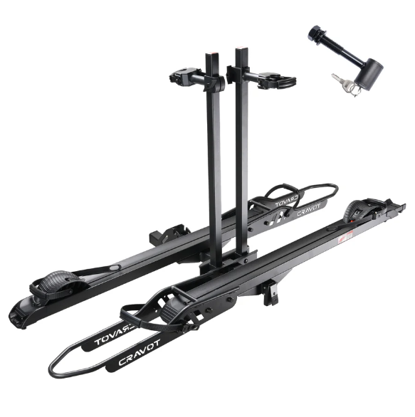 CRAVOT CyberRack R2 Hitch Bike Rack with Integrated Ramp